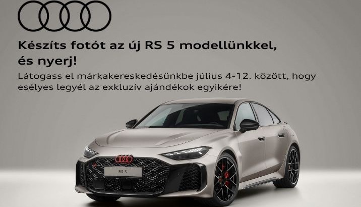 Audi RS5 nyereményjáték